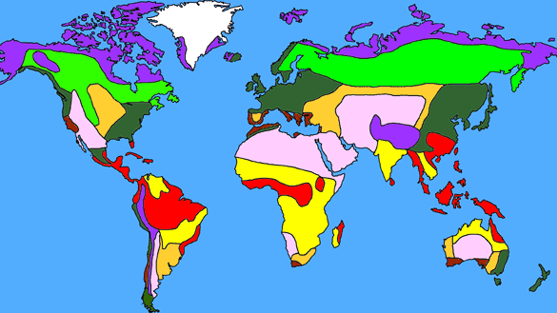 Biomes Climate Zones Handforth Grange Primary School